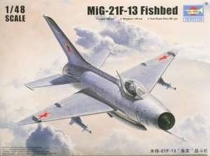 Model fighter MiG-21 F-13/J-7 Fighter in scale 1:48