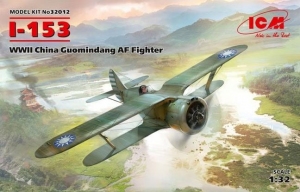 Model ICM 32012 Polikarpov I-153 WWII China Guomindang Air Force Fighter
