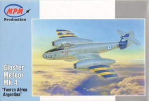 Model MPM 72554 Gloster Meteor Mk.4 Fuerza Aerea Argentina