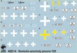 German armoured cars in Poland September 1949 scale 1-48