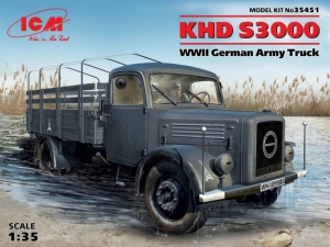German Army Truck KHD S3000 model ICM 35451 in 1-35