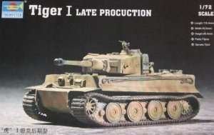 Niemiecki czołg Tiger I late prod. Trumpeter 07244