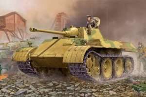 WWII German reconnaisance tank VK 1602 Leopard 1:35