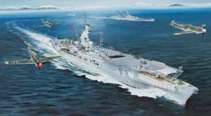 German Navy Aircraft Carrier DKM Peter Strasser 1:350