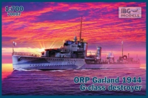 ORP Garland 1944 G-class destroyer IBG 70007
