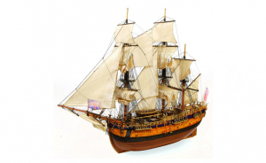 HMS Endeavour wooden ship model OcCre 14005 in 1-54