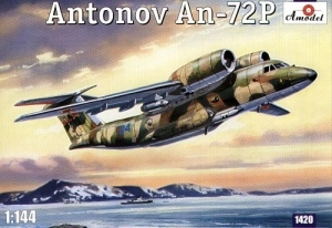 Odrzutowy samolot transportowy Antonov AN-72P Amodel 1420