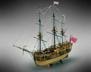 Okręt Endeavour - Mamoli MV47 - wooden ship model kit