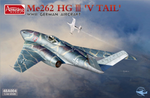 PREORDER Amusing Hobby 48A004 Messerschmitt Me262 HG III 'V Tail' 1/48