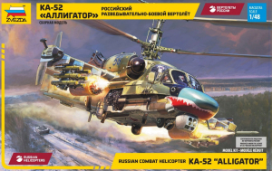 PREORDER Zvezda 4830 Ka-52 Alligator Russian Combat Helicopter 1/48