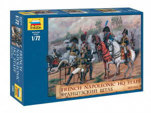 PREORDER Zvezda 8080 French Napoleonic HQ Staff 1805-1814 1/72