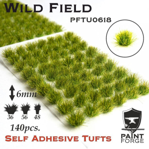 Paint Forge PFTU0618 Wild Field Grass Tuft 6mm