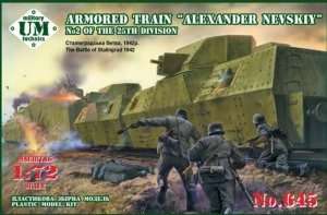 Armored Train Alexander Nevskiy in scale 1-72
