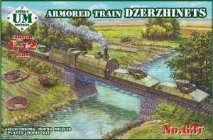 Armored Train Dzerzhinets in scale 1-72