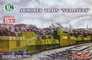 Armored Train Stalinets in scale 1-72