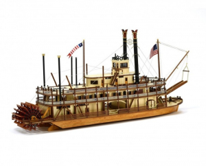 King of the Mississippi wooden ship model Artesania 20515 in 1-80