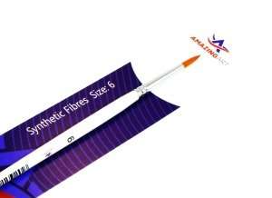 Round HF Brush Synthetic Fibres 6 - Amazing Art 13555