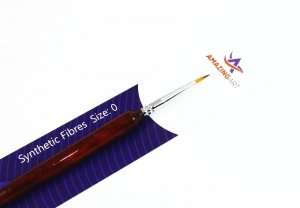 Round Brush Synthetic Fibres 0 - Amazing Art 13234