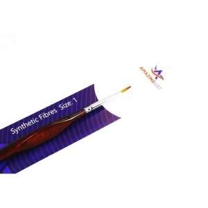 Round Brush Synthetic Fibres - 1 - Amazing Art 12695