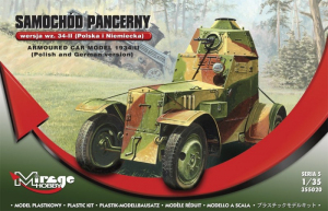 Polish Armoured Car wz.34 Polish and German version - Mirage Hobby 355020 1/35