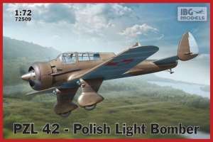 PZL 42 Polish Light Bomber model IBG 72509 in 1-72