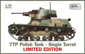 7TP Polish Tank Single Turret IBG Models 35074L in 1-35 Limited Edition