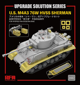 RFM 2002 US M4A3 76W HVSS Sherman 1/35 - Upgrade Solution