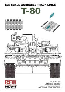 RFM 3025 T-80 Workable Track Links 1/35