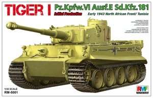Tank Tiger I Pz.Kpfw VI Ausf. E Sd.Kfz.181 in scale 1-35
