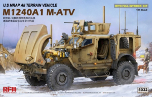US MRAP All Terrain Vehicle M1240A1 M-ATV Full Interior model RFM 5032
