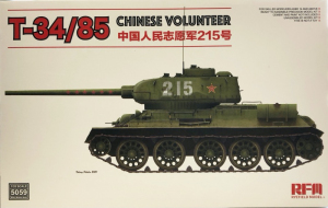 T-34/85 Chinese Volunteer model RFM RM-5059 in 1-35