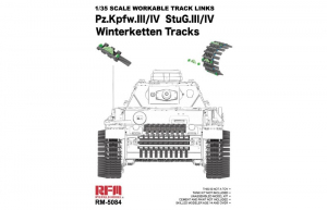 RFM 5084 Workable Track Links - Winterketten Tracks For Pz.Kpfw. III/IV & StuG.III/IV 