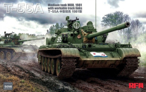 RFM 5098 T-55A Medium Tank Mod. 1981 with workable track links