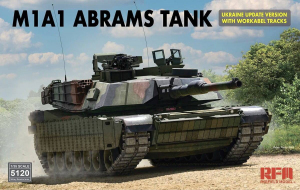 RFM 5120 M1A1 Abrams Tank - Ukraine Update Version with Workable Tracks 1/35