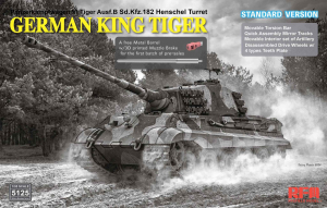 RFM 5125 German King Tiger Ausf.B Sd.Kfz.182 Henschel Turret 1/35 - Standard Version