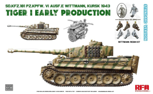 RFM 5139 Pz.Kpfw.VI Ausf.E Tiger I Early Kursk 1943 & Resin Wittmann Figure 1/35 - Standard Version