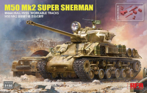 RFM 5150 Israeli M50 Mk2 Super Sherman M4A4 Hull HVSS 1/35 