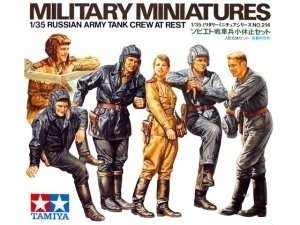 Model Tamiya 35214 Russian Army Tank Crew at Rest