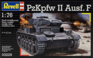 Panzer II Ausf.F model Revell 03229 in 1-76