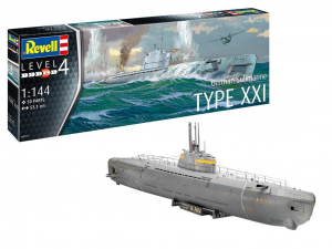 Revell 05177 German Submarine Type XXI 1/144