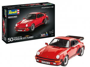 Revell 05634 Gift Set Porsche 911 Turbo 50th Anniversary 1/24