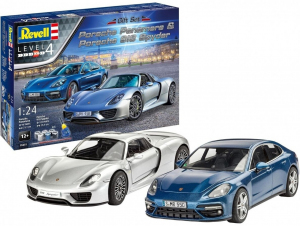 Revell 05681 Gift Set Porsche Panamera & Porsche 918 Spyder 1/24