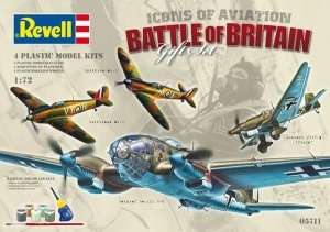 Revell 05711 Bitwa o Anglię - 4 modele samolotów