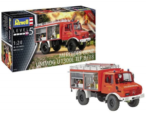 Revell 07512 Wóz strażacki Mercedes-Benz Unimog U1300L TLF 8/18 1-24