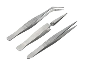 Tweezer Set (1x Straight/Curved/Self-Close) Revell 39063 