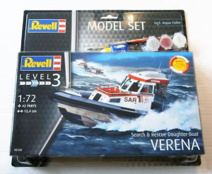 Model Set Search and Rescue Daughter-Boat Verena Revell 65228 in 1-72