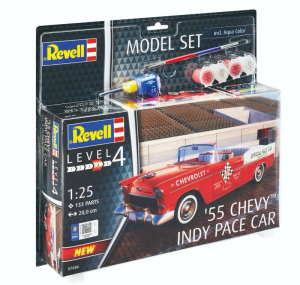 Model Set 55 Chevy Indy Pace Car Revell 67686 in 1-25