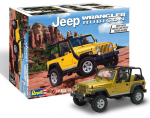 Jeep Wrangler Rubicon model Revell 85-4501 in 1-25