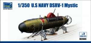 U.S. Navy DSRV-1 Mystic, Model Kits x2 in 1-350 Riich Models RN28009