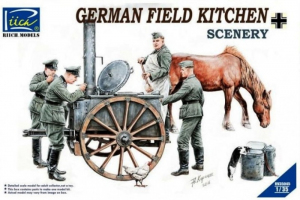 German Field Kitchen with soldiers Lunch Time Riich Models RV35045